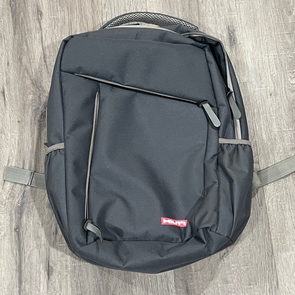 Hilti Tools Backpack Gray Work Site Business Laptop Bag - Picture 1 of 6